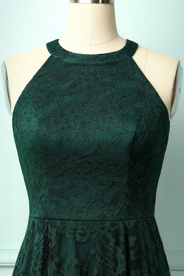 Asymmetrical Green Lace